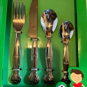 VINERS On The Ball Kids 4pc Cutlery Set